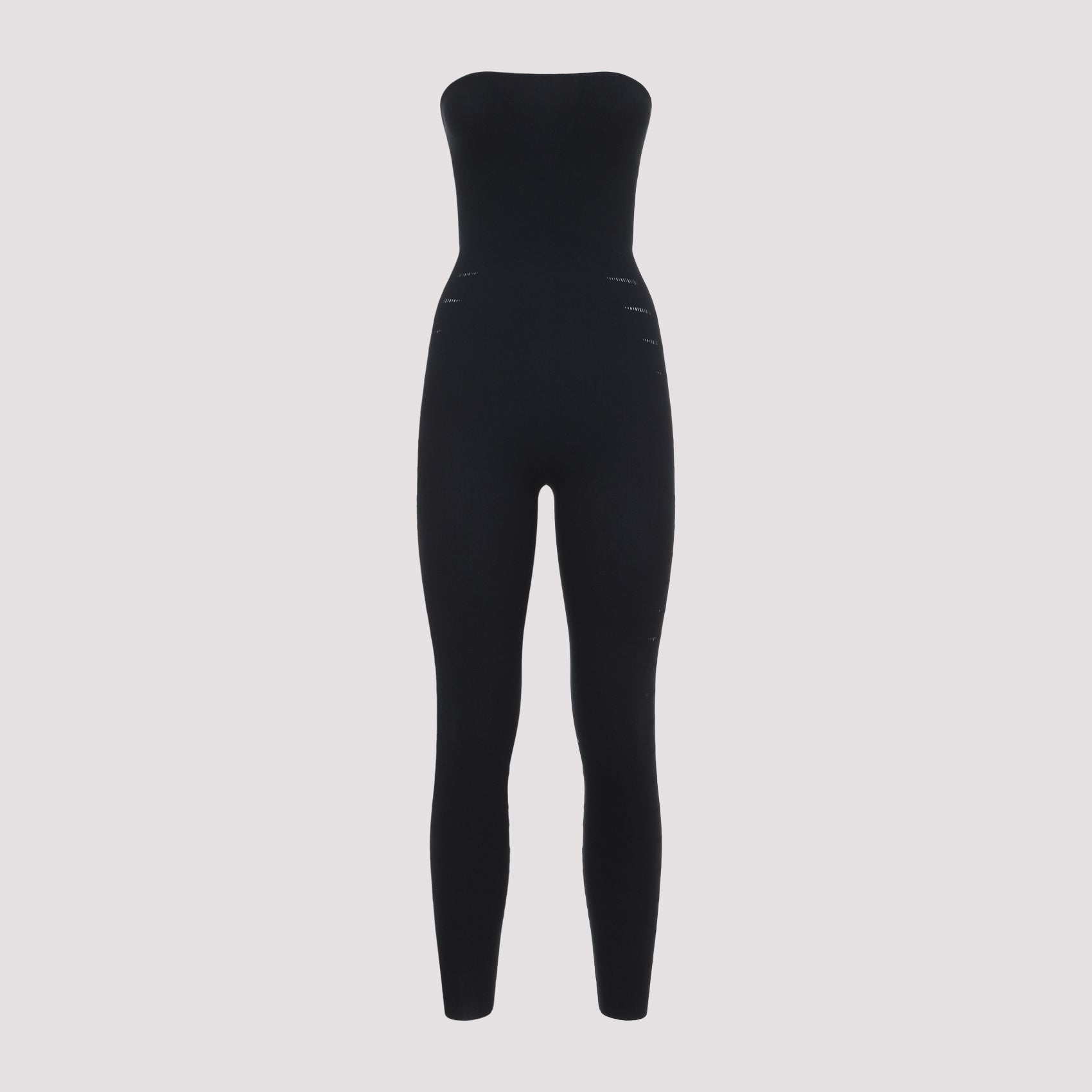 Slash Jumpsuit Black Polyamide Elastane Dress