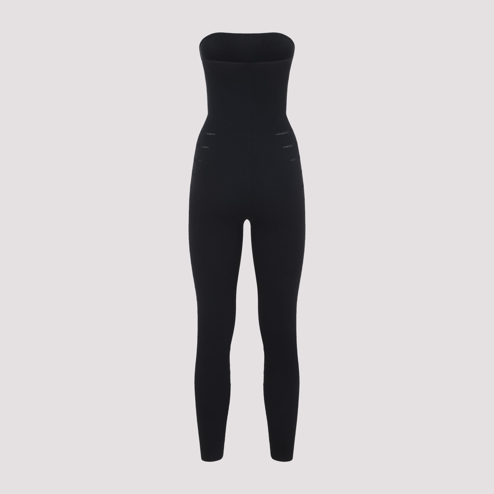 Slash Jumpsuit Black Polyamide Elastane Dress