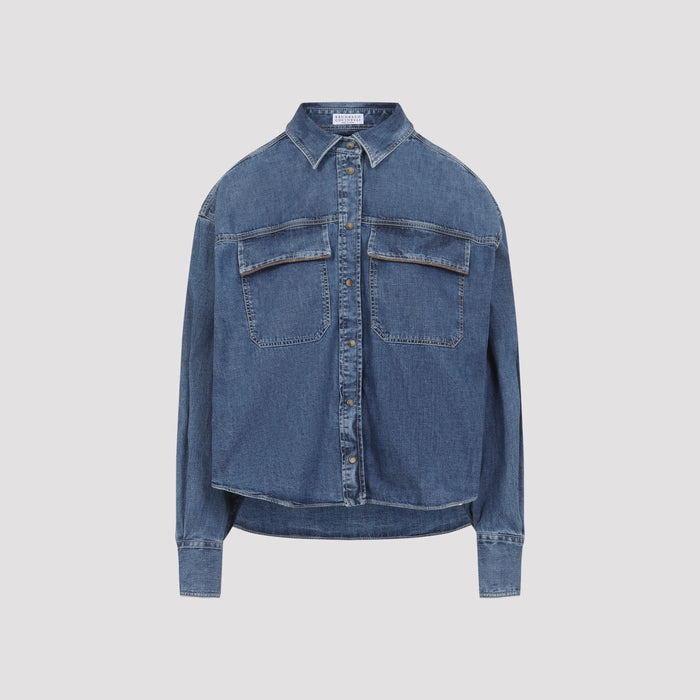Cotton Shirt Blue