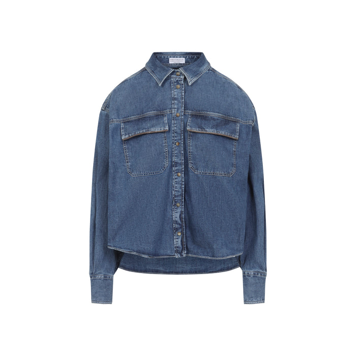 Cotton Shirt Blue