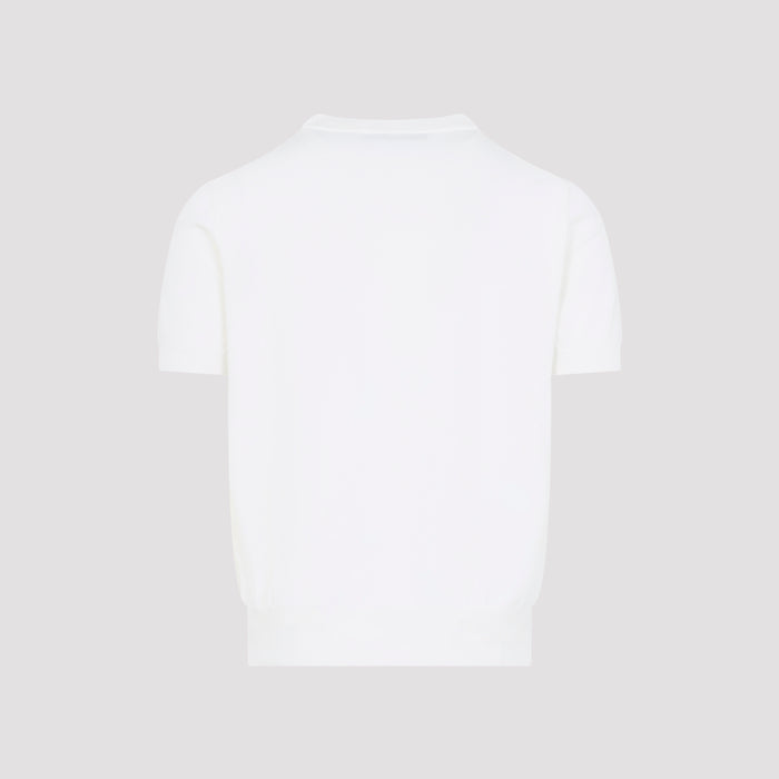 Cotton T-shirt White Sweater