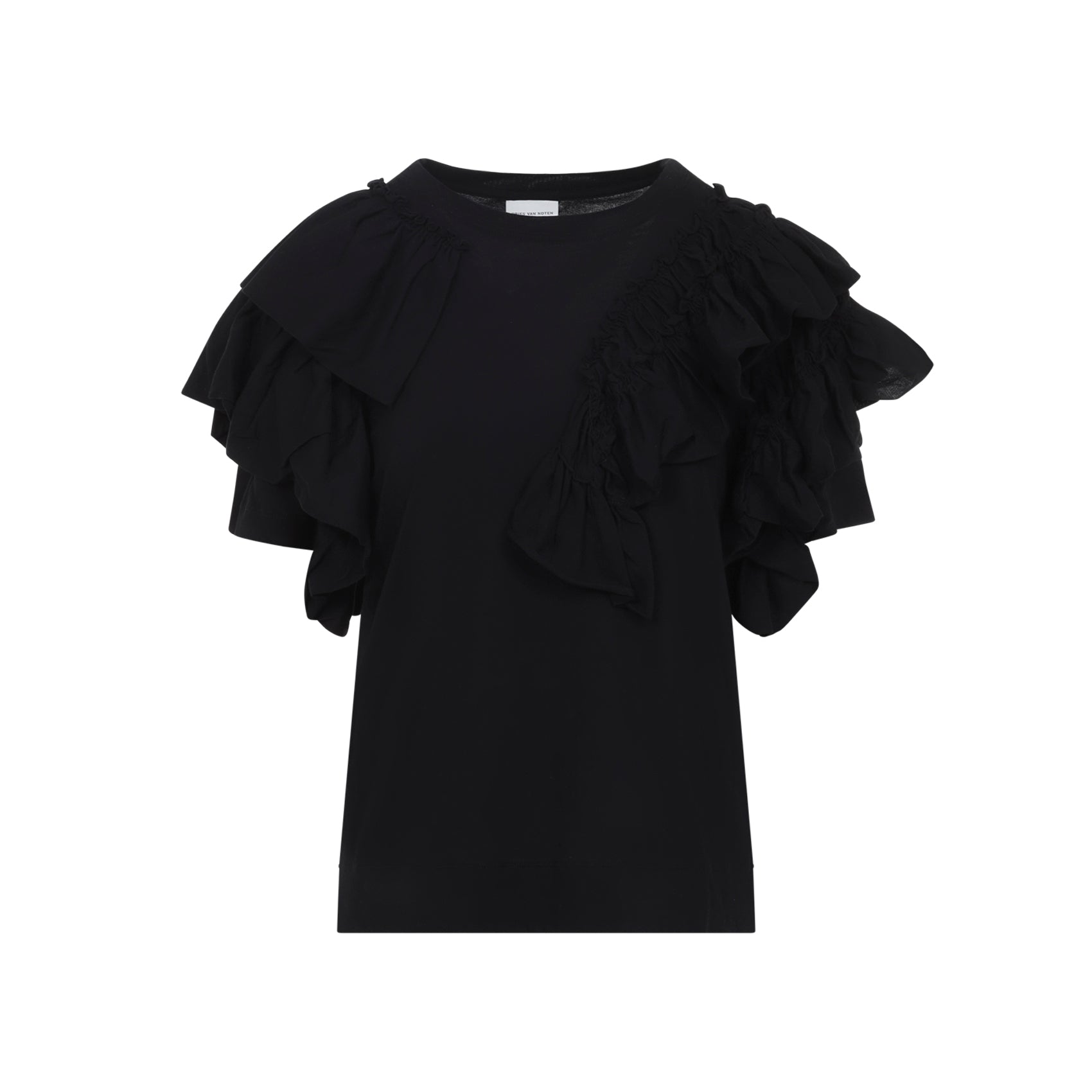 Humey T-Shirt Black Cotton Tshirt