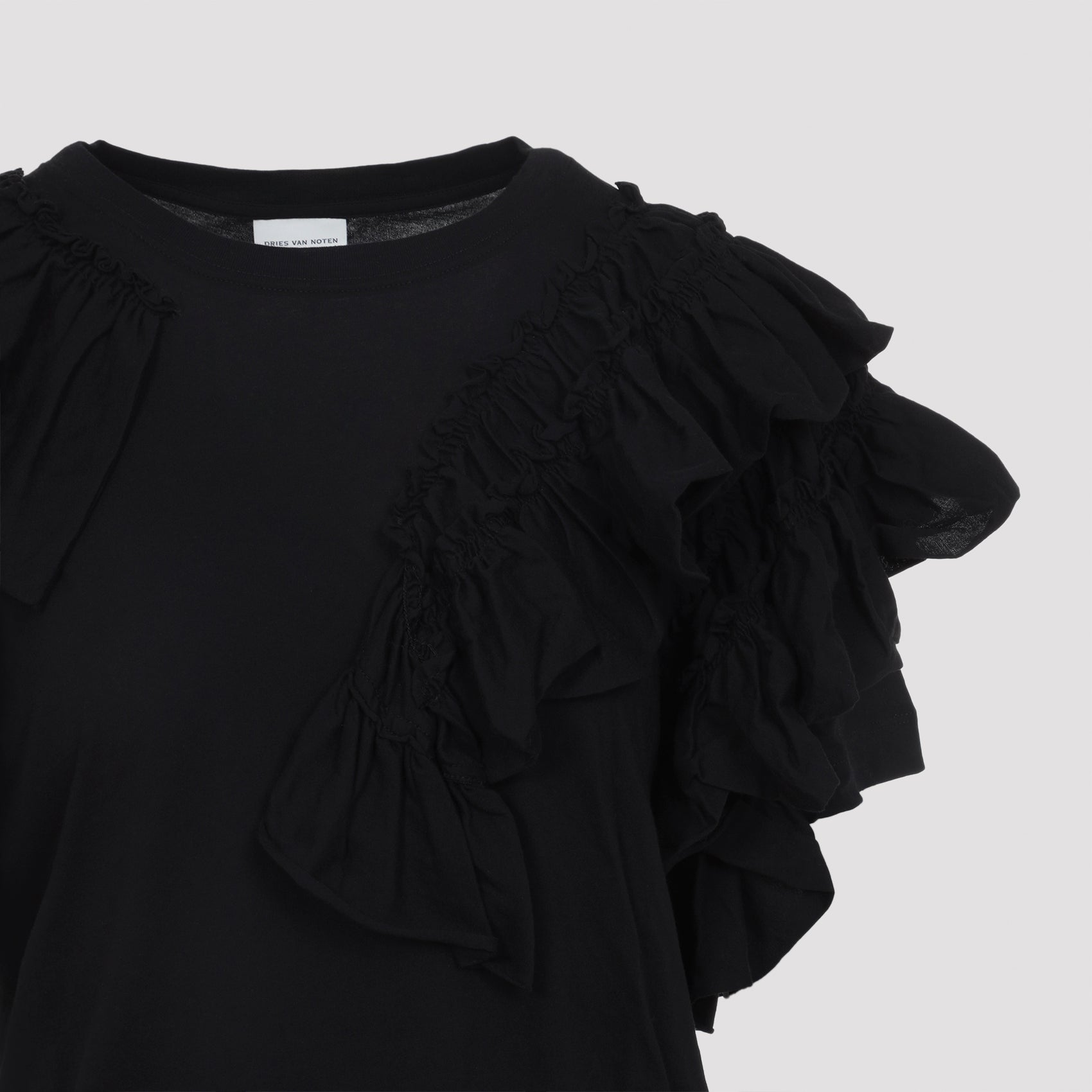 Humey T-Shirt Black Cotton Tshirt