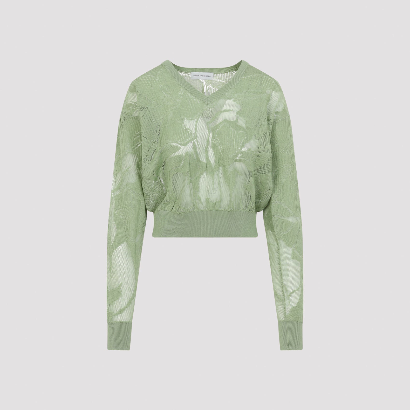 Torion Sweater Green Cotton Polyamide