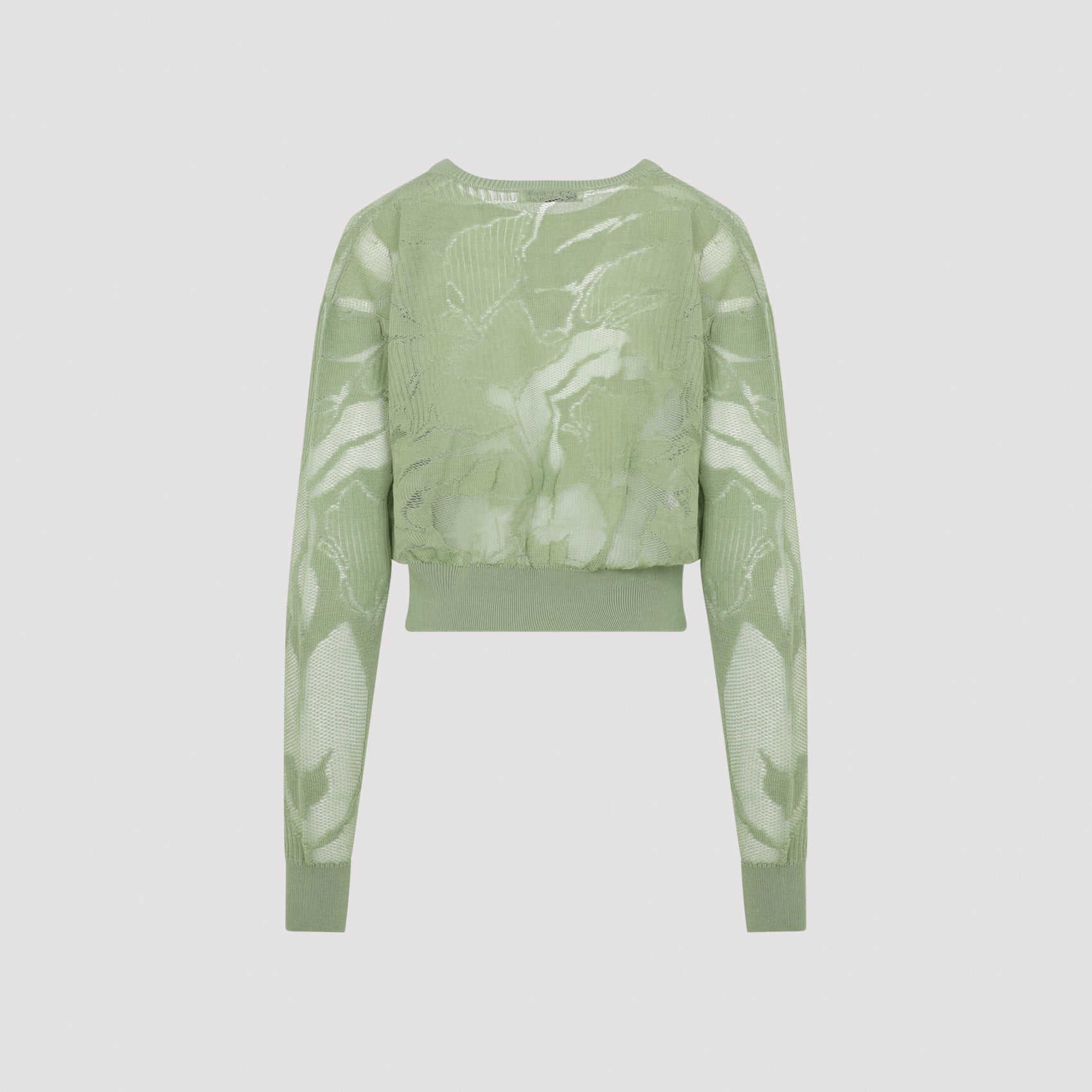 Torion Sweater Green Cotton Polyamide