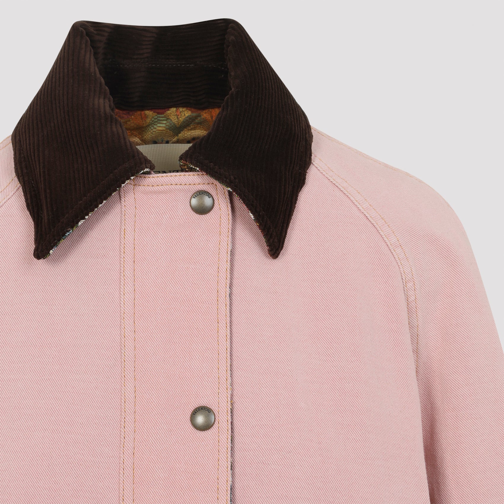 Caban Denim Jacket Nude & Neutrals Cotton Linen