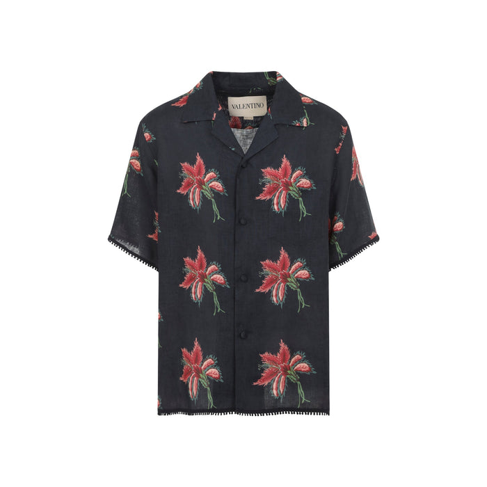 Short Sleeves Shirt Linen/flax