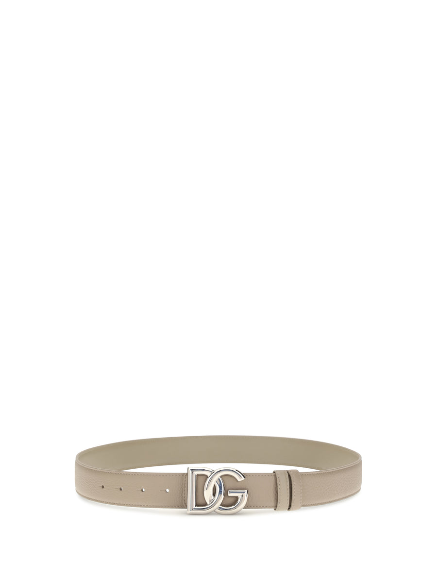 Belt Taupe Calf Leather