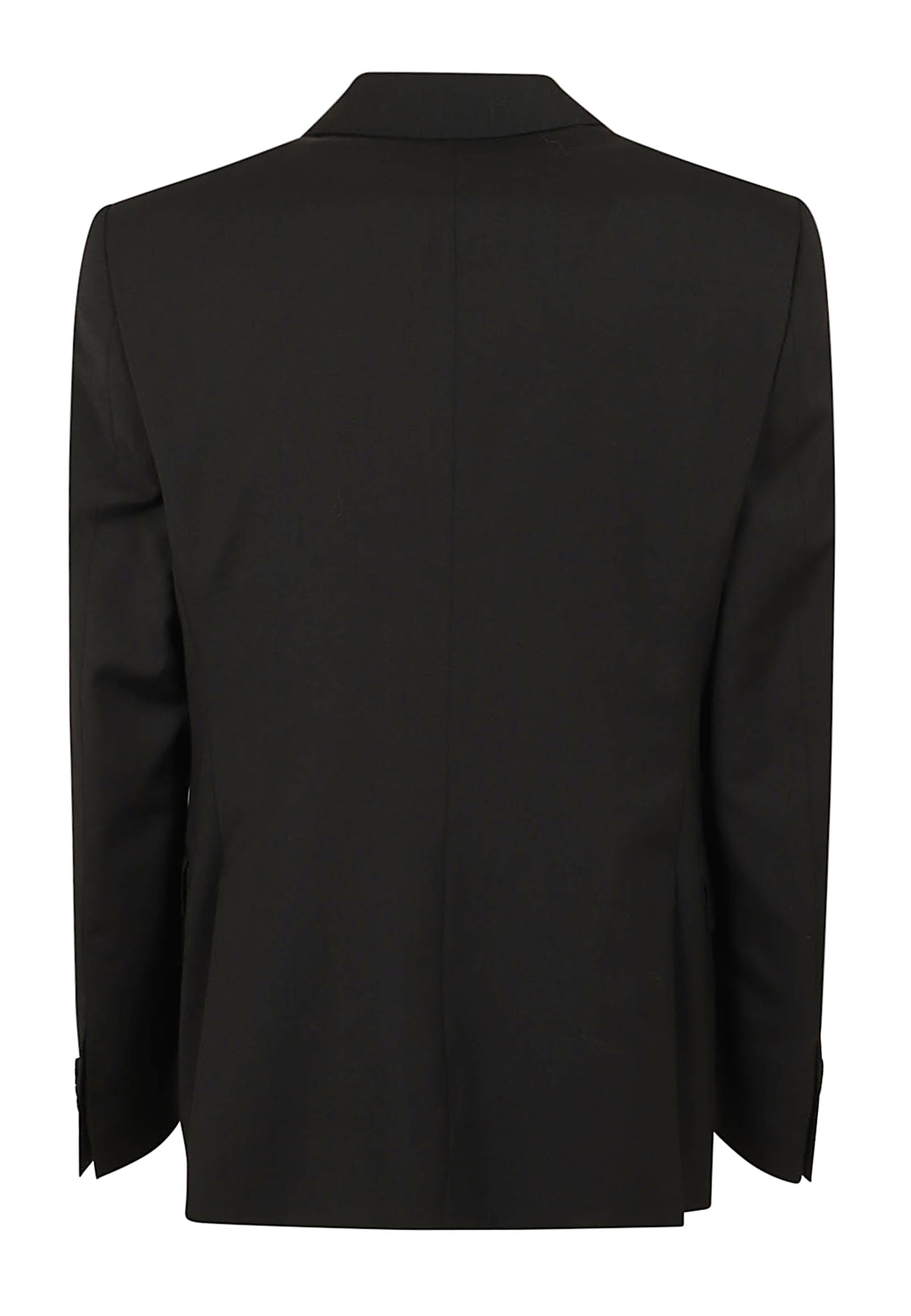 Suit Black Virgin Wool Abito
