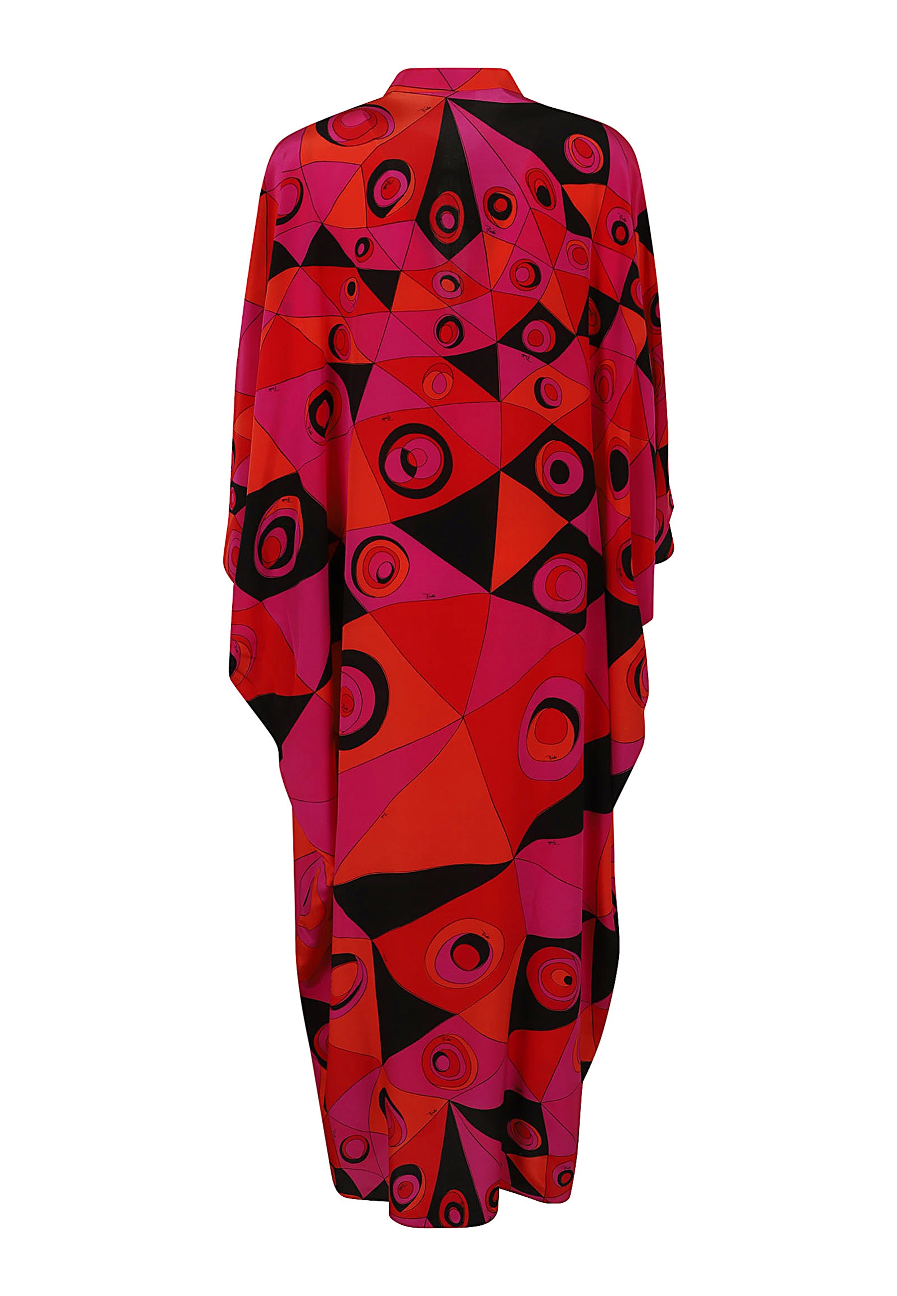 Kaftan Pink & Purple Seta Camicia