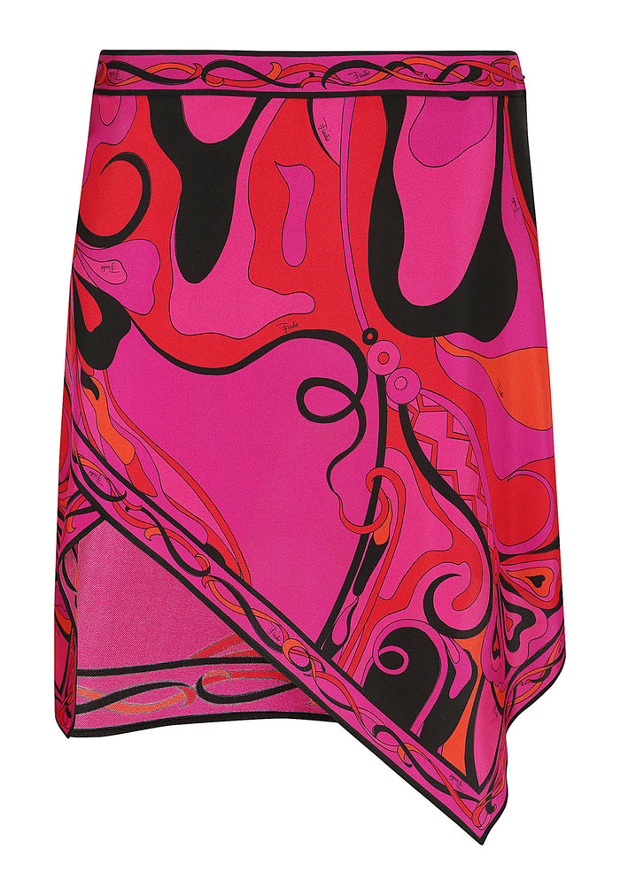Skirt Pink & Purple Seta Gonna