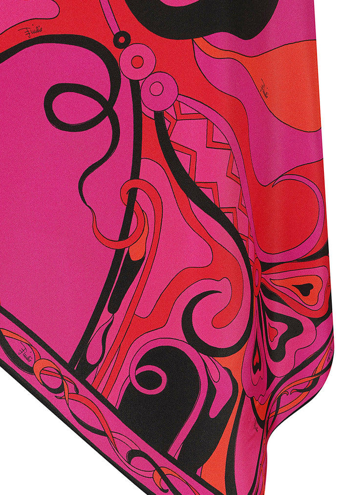 Skirt Pink & Purple Seta Gonna