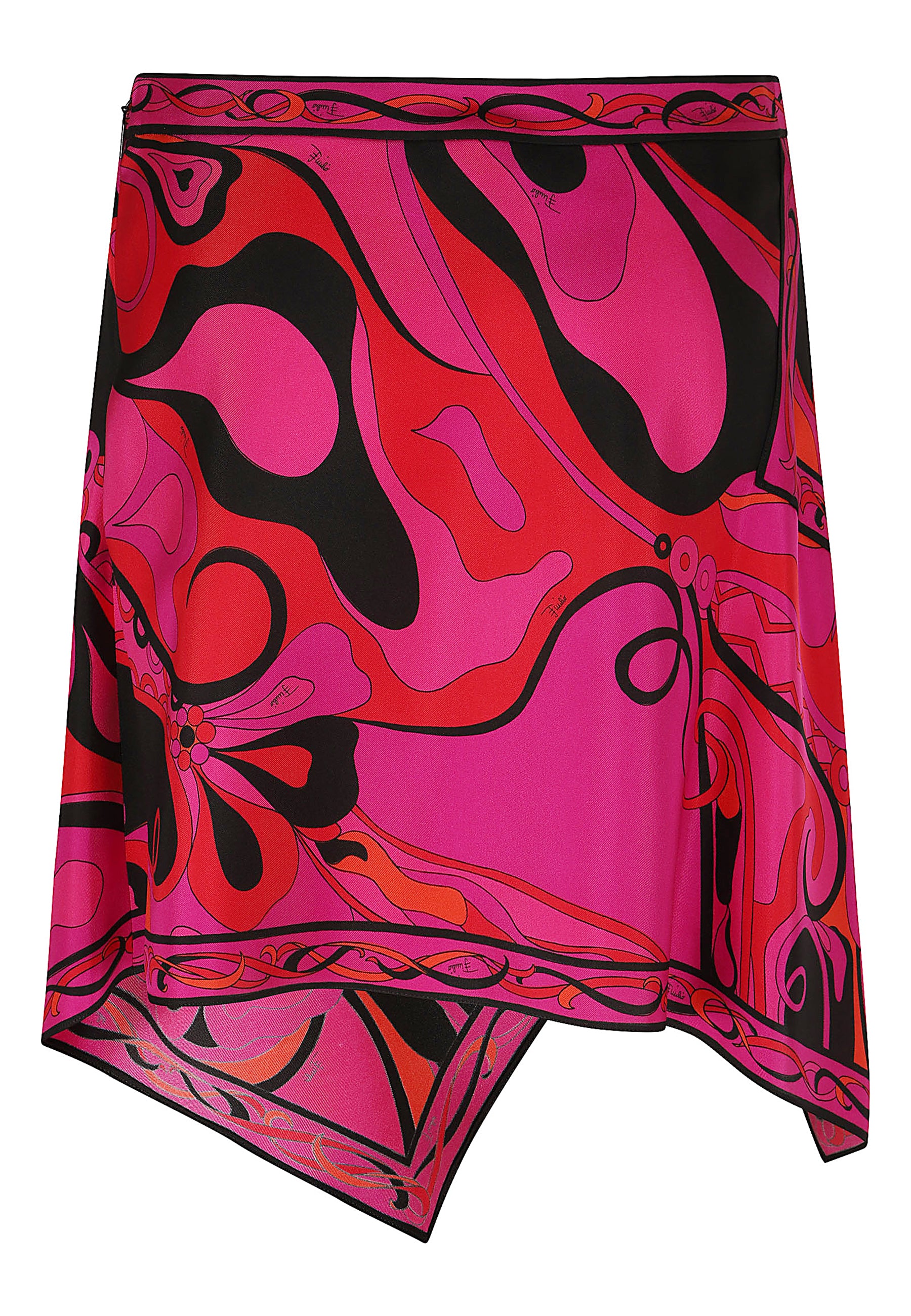 Skirt Pink & Purple Seta Gonna