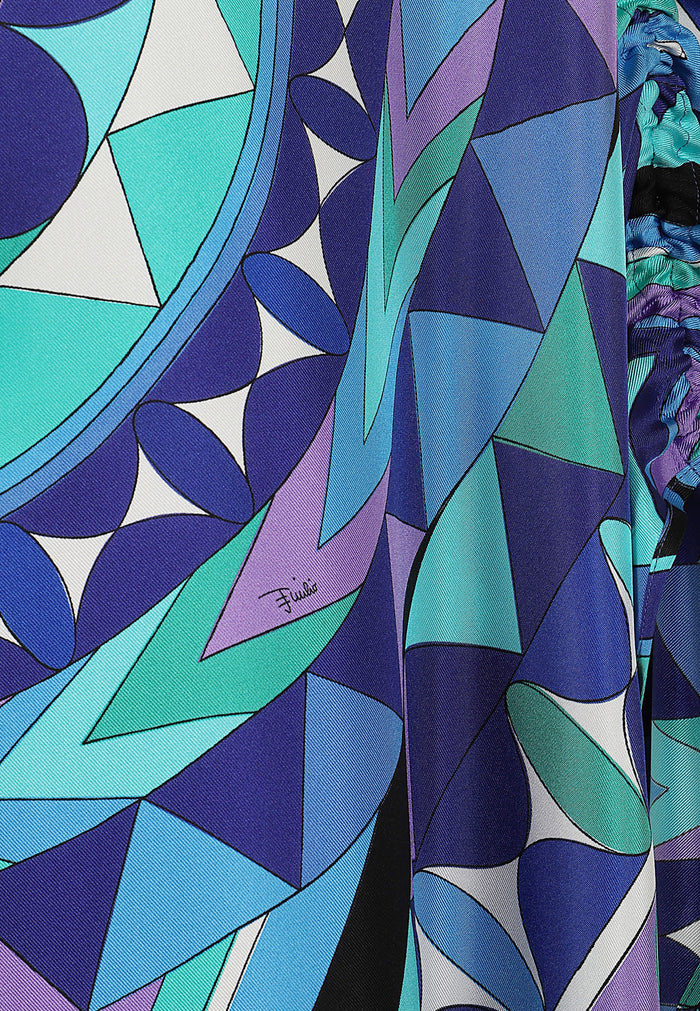 Kaftan Blue Seta Camicia