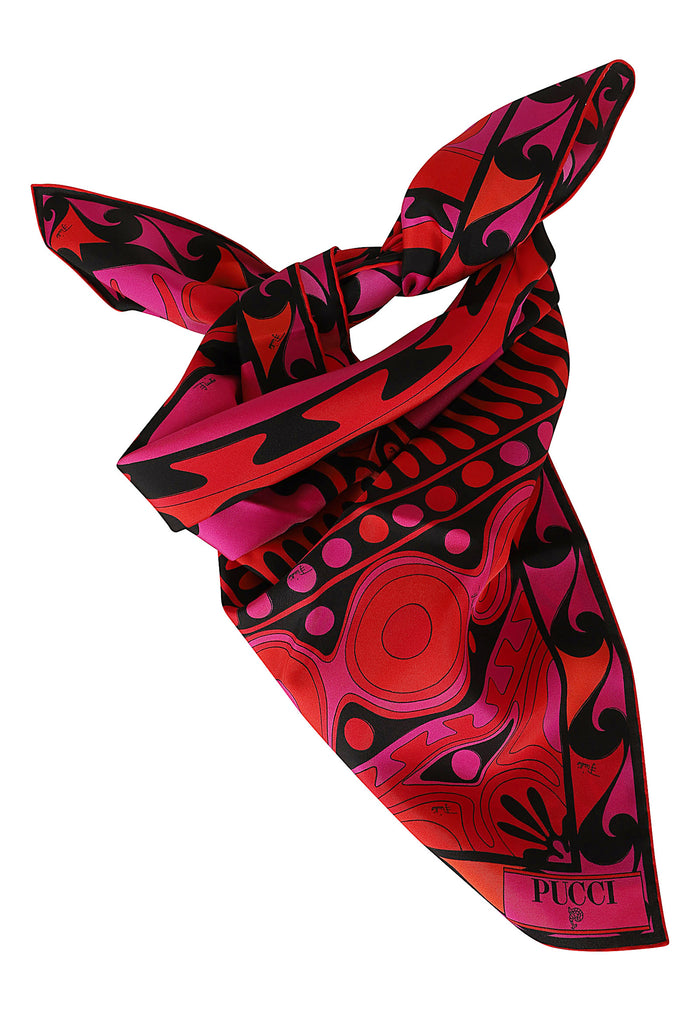Foulard Pink & Purple Seta