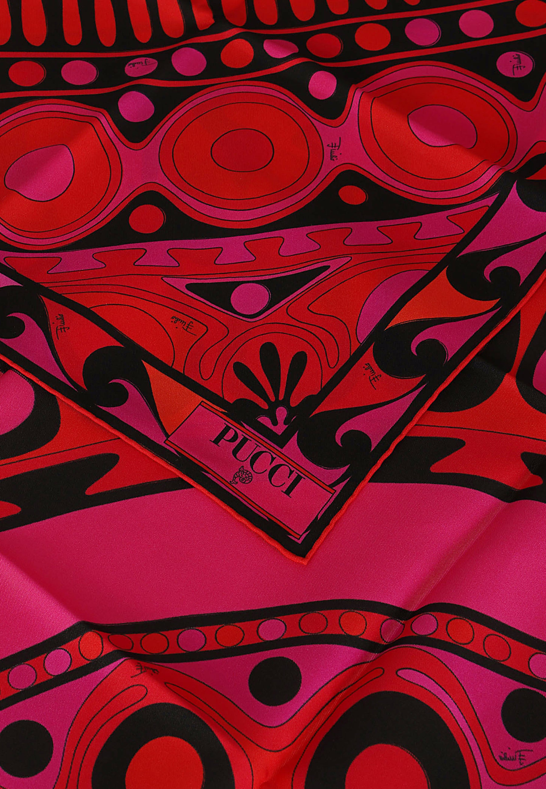 Foulard Pink & Purple Seta