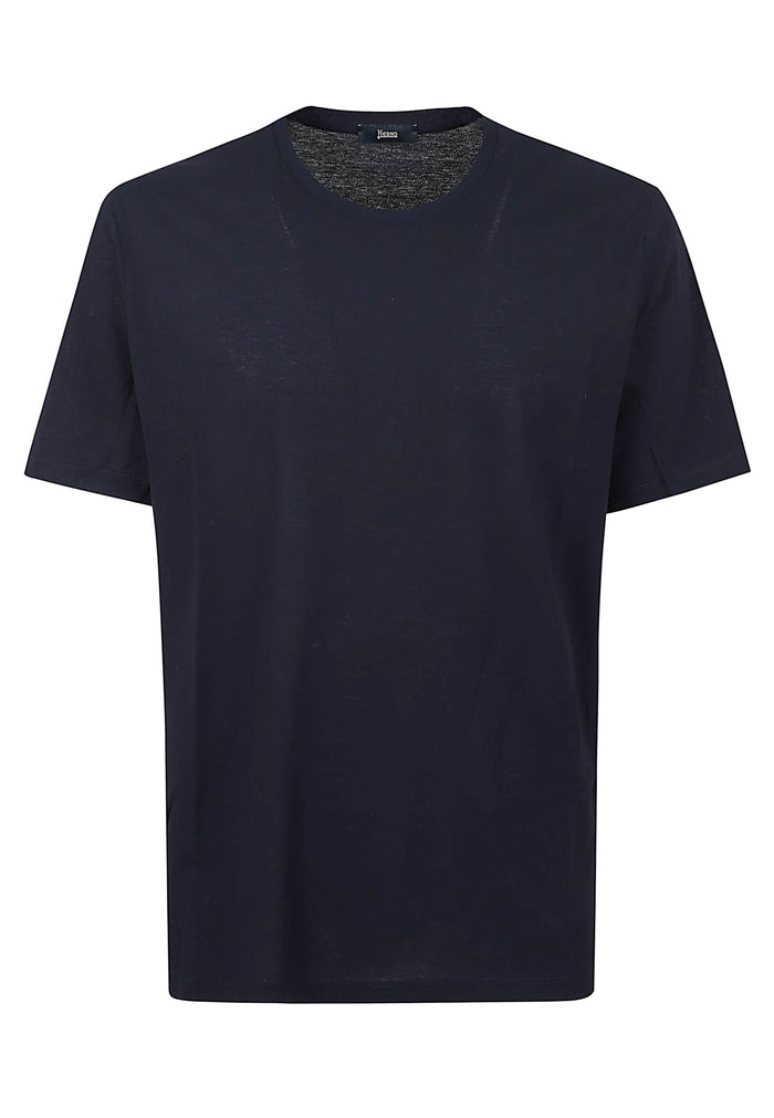 T-Shirt Uomo Blue Cotton
