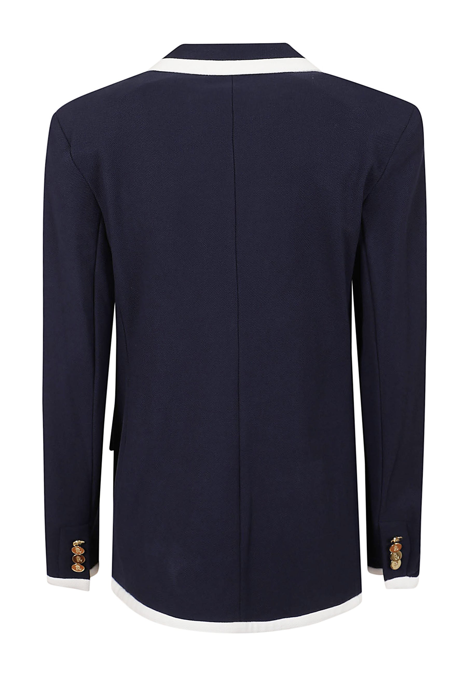 Tahir Blazer Blue Cotton Elastane Giacca