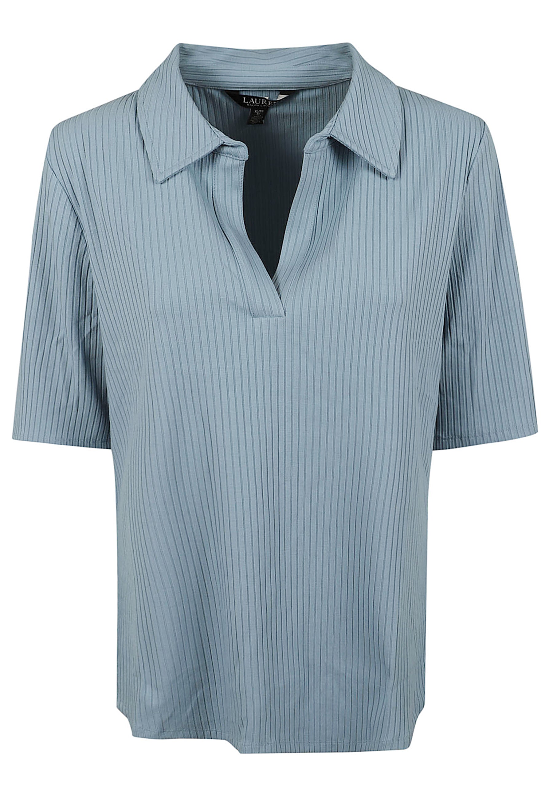 Knit Polo Blue Pl - Vi Ea T-shirt