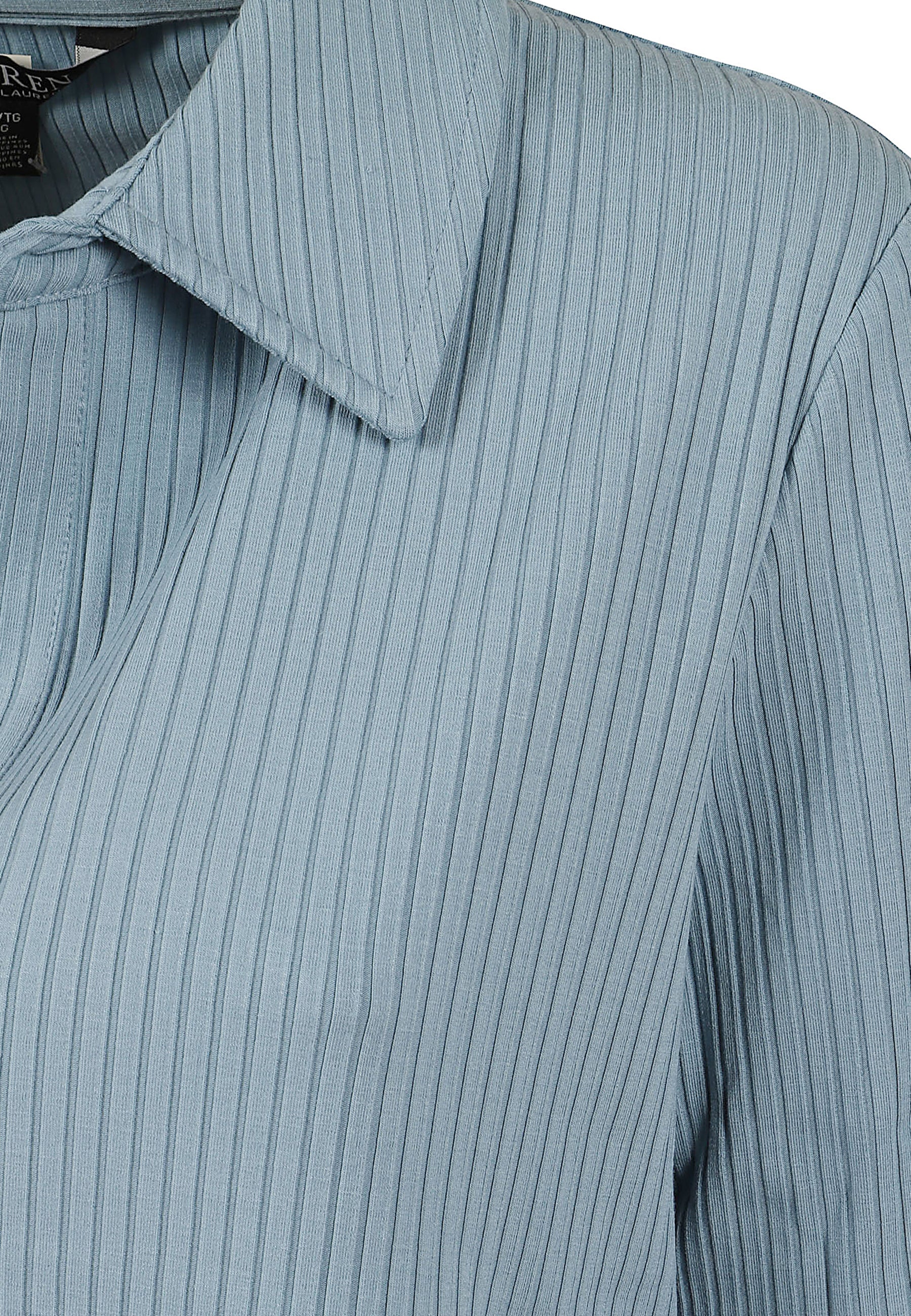 Knit Polo Blue Pl - Vi Ea T-shirt