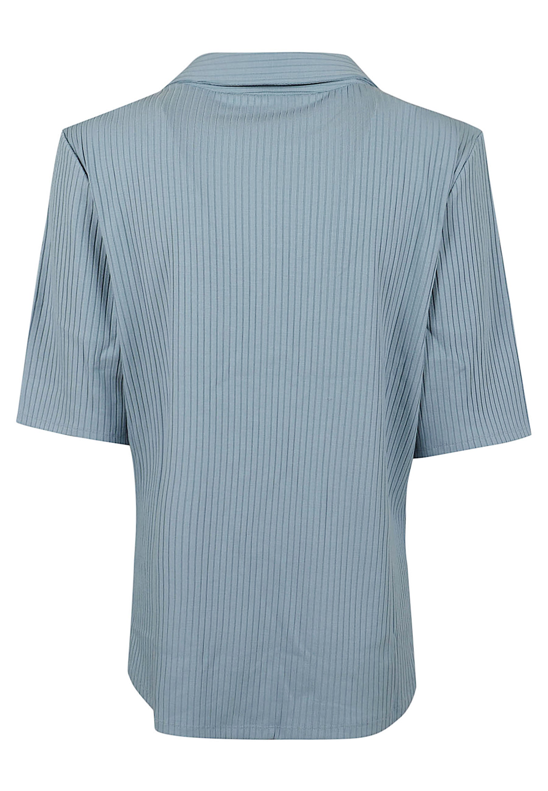 Knit Polo Blue Pl - Vi Ea T-shirt