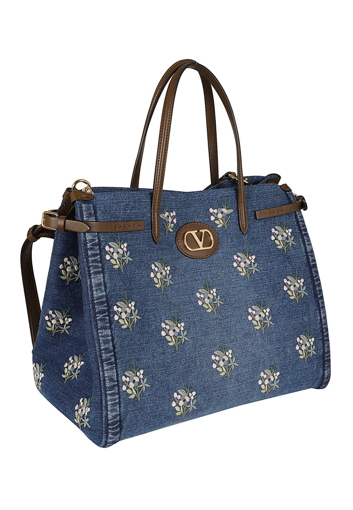 Medium Tote Blue Borsa