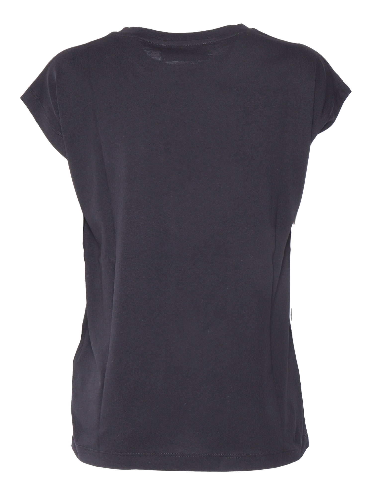 Black t-shirt with print Short Sleeves