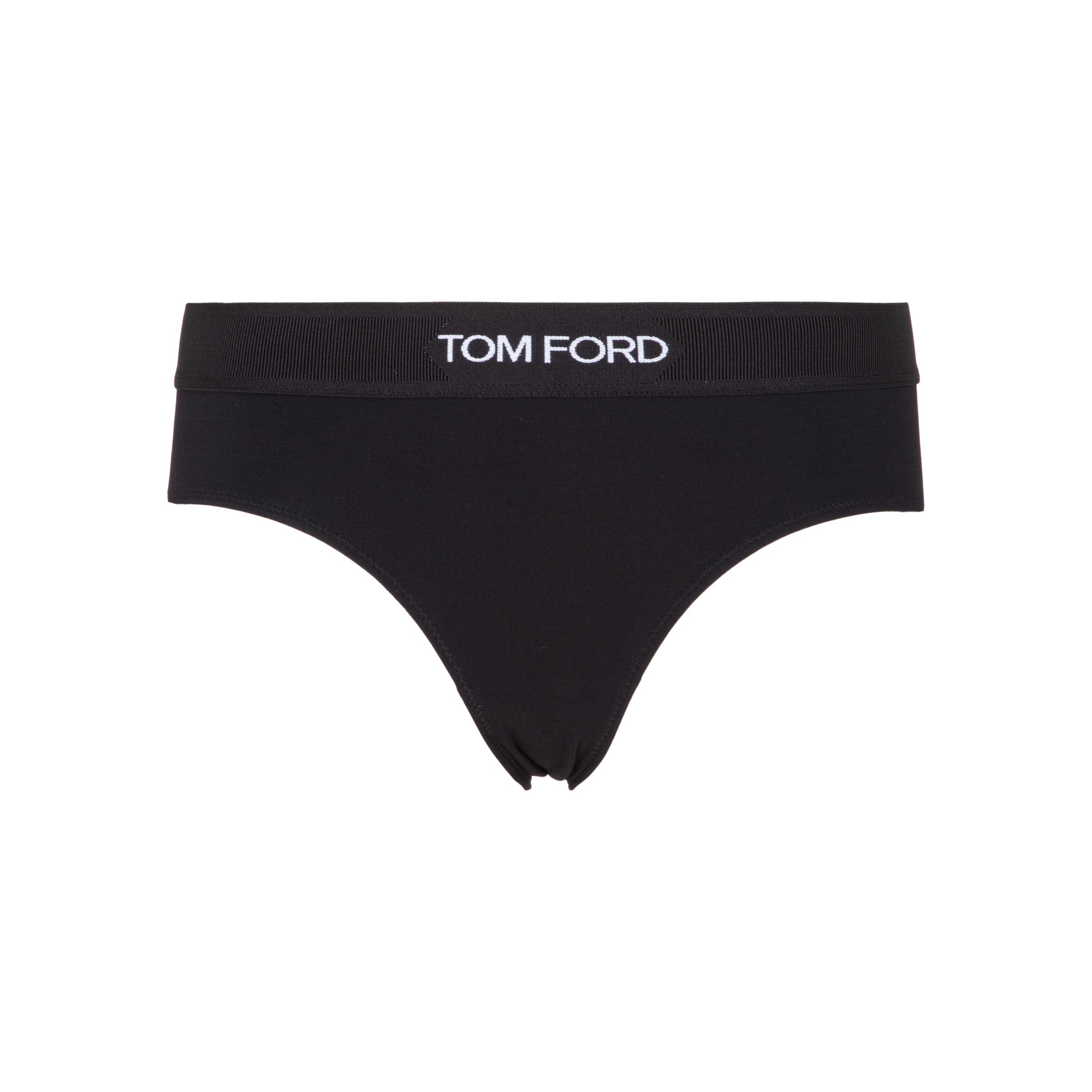 Slip Black Modal Elastane Underwear