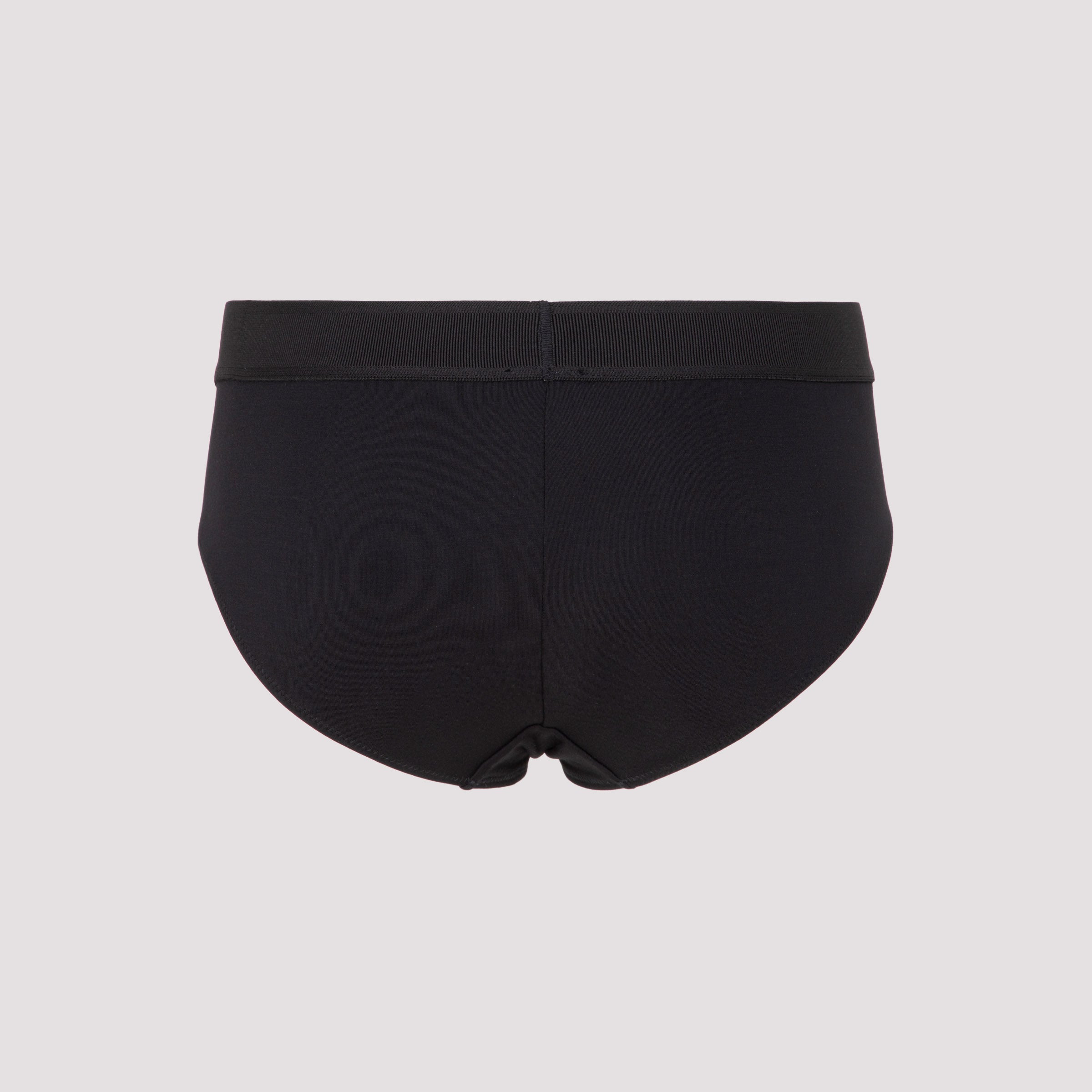 Slip Black Modal Elastane Underwear