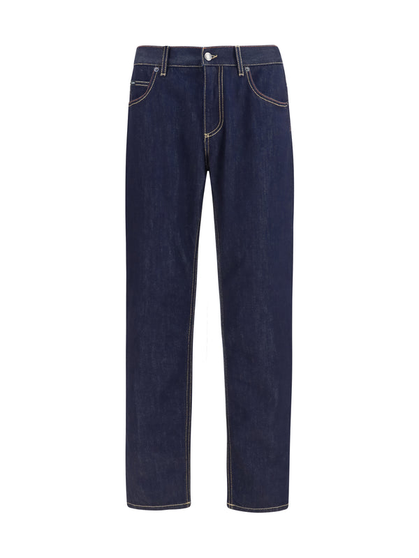 Denim Pants Cotton Blue Trousers