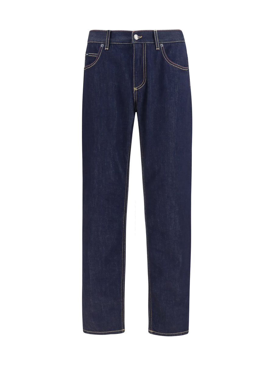 Denim Pants Cotton Blue Trousers