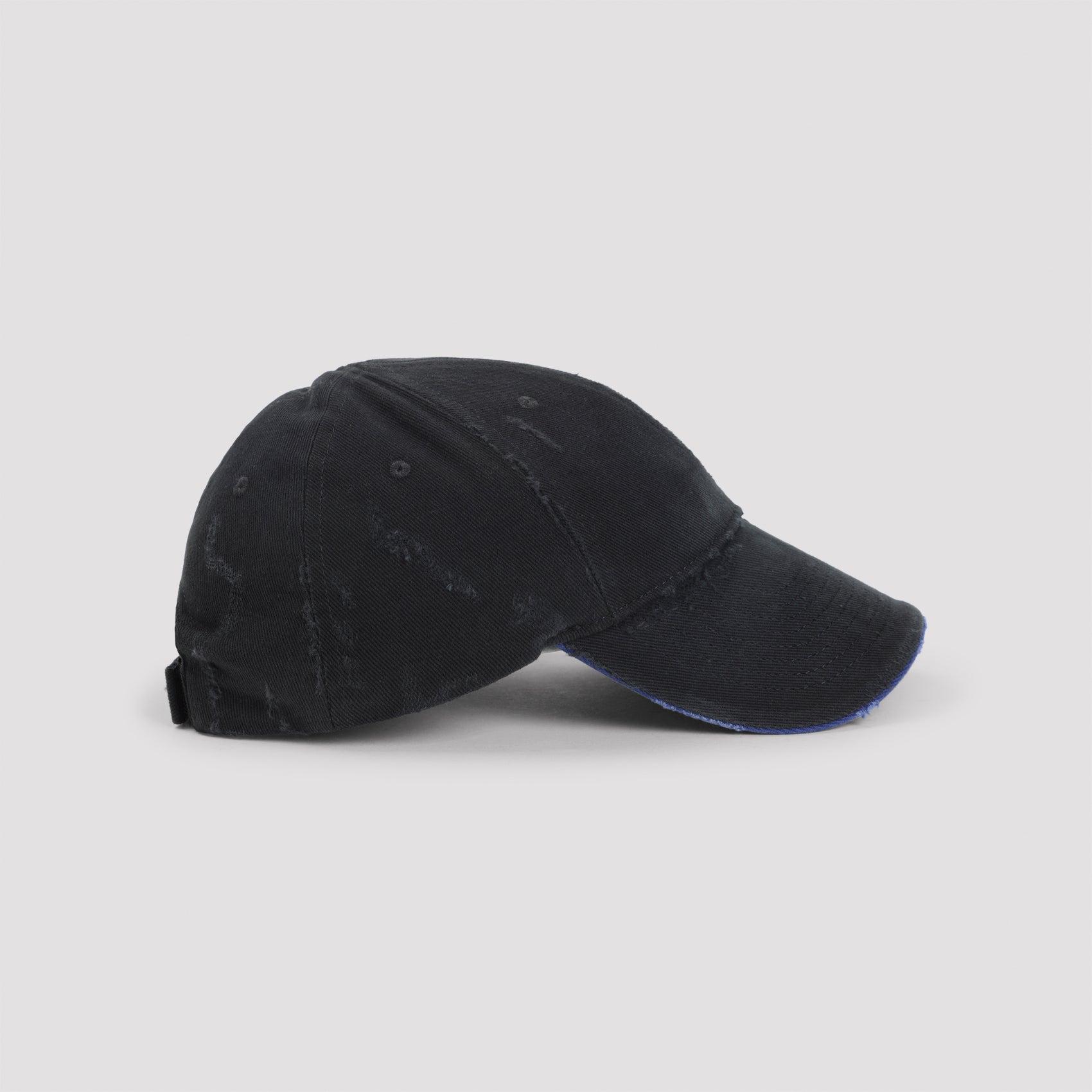 Cap Black Cotton Hat