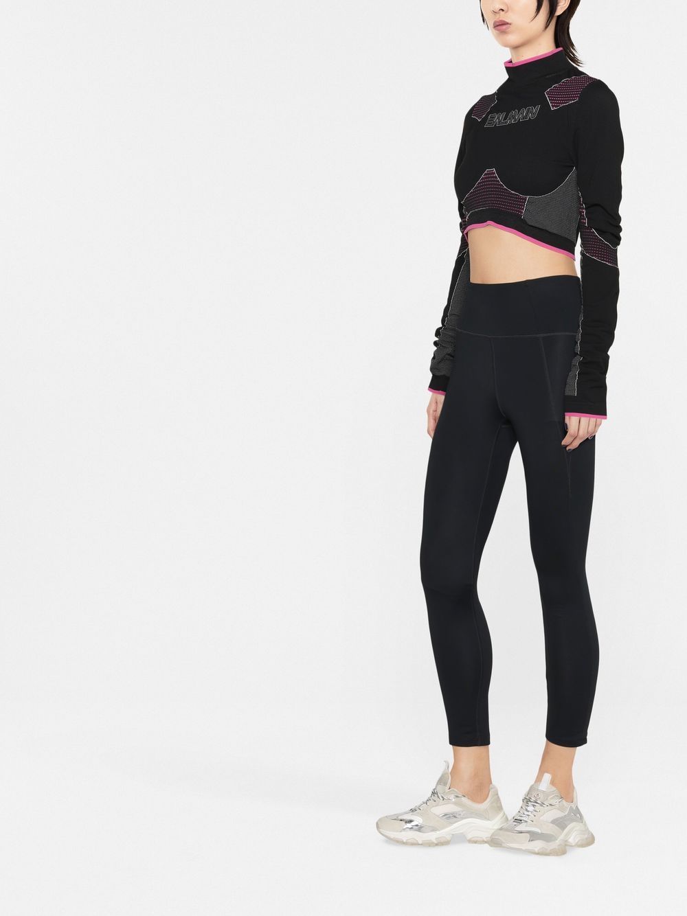 Seamless Jersey Top Black Pa Ea