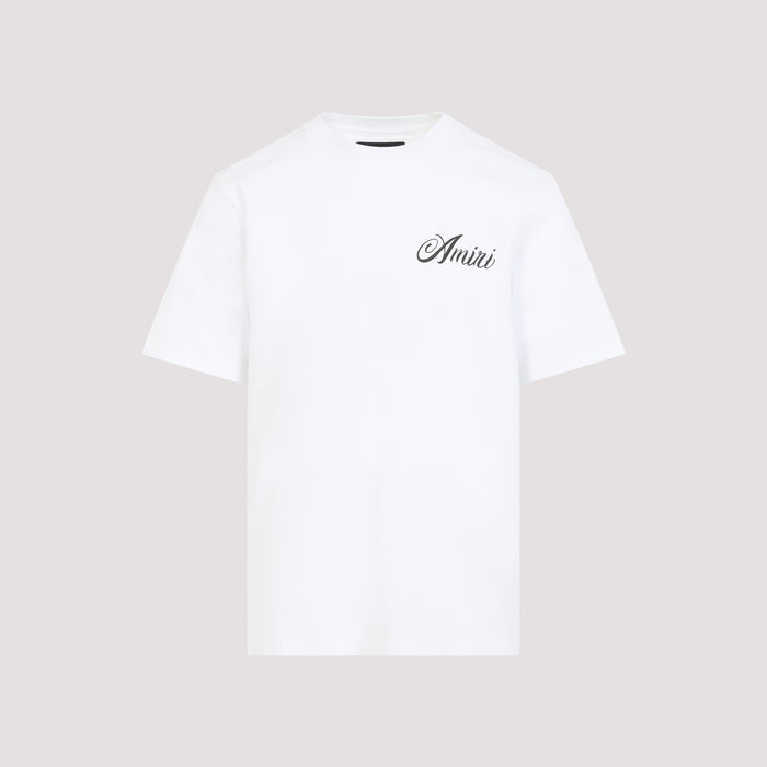 Mountain Tee White Cotton Tshirt