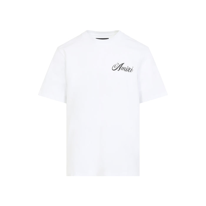 Mountain Tee White Cotton Tshirt