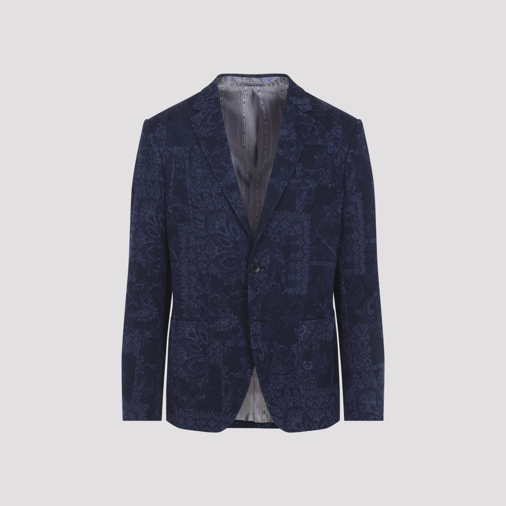 Roma Jersey Sport Jacket Blue Cotton