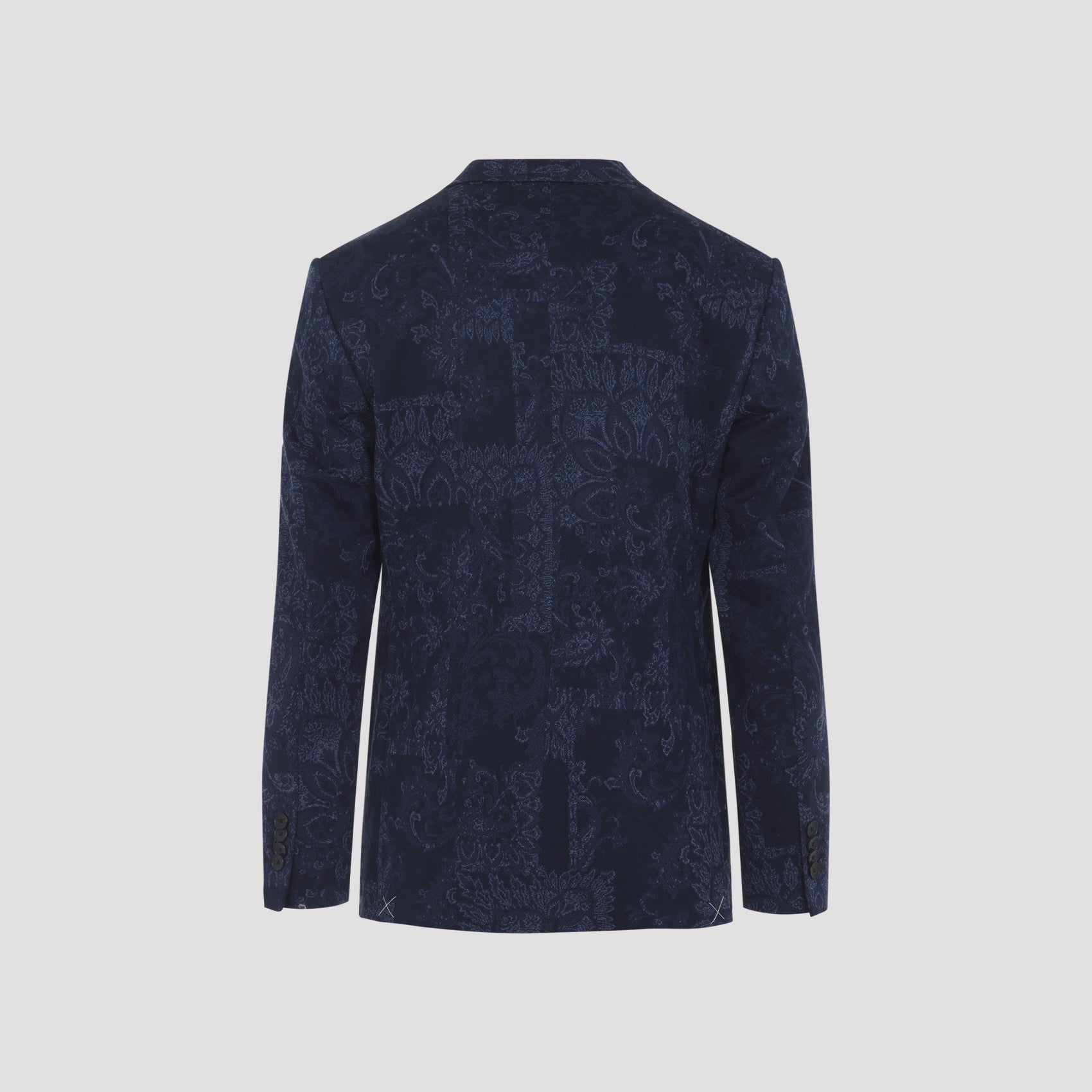 Roma Jersey Sport Jacket Blue Cotton