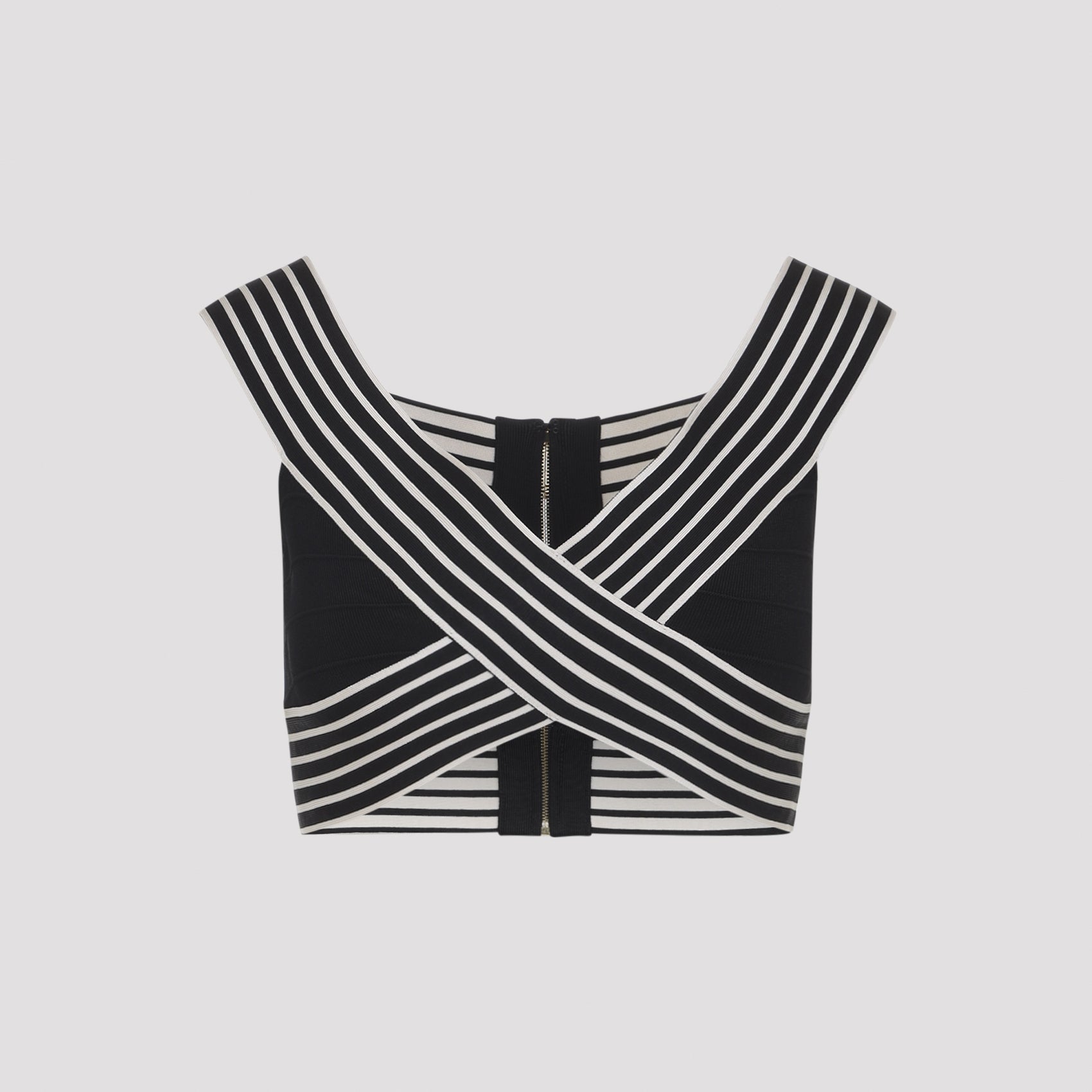 Knitted Top Black Viscose Polyamide
