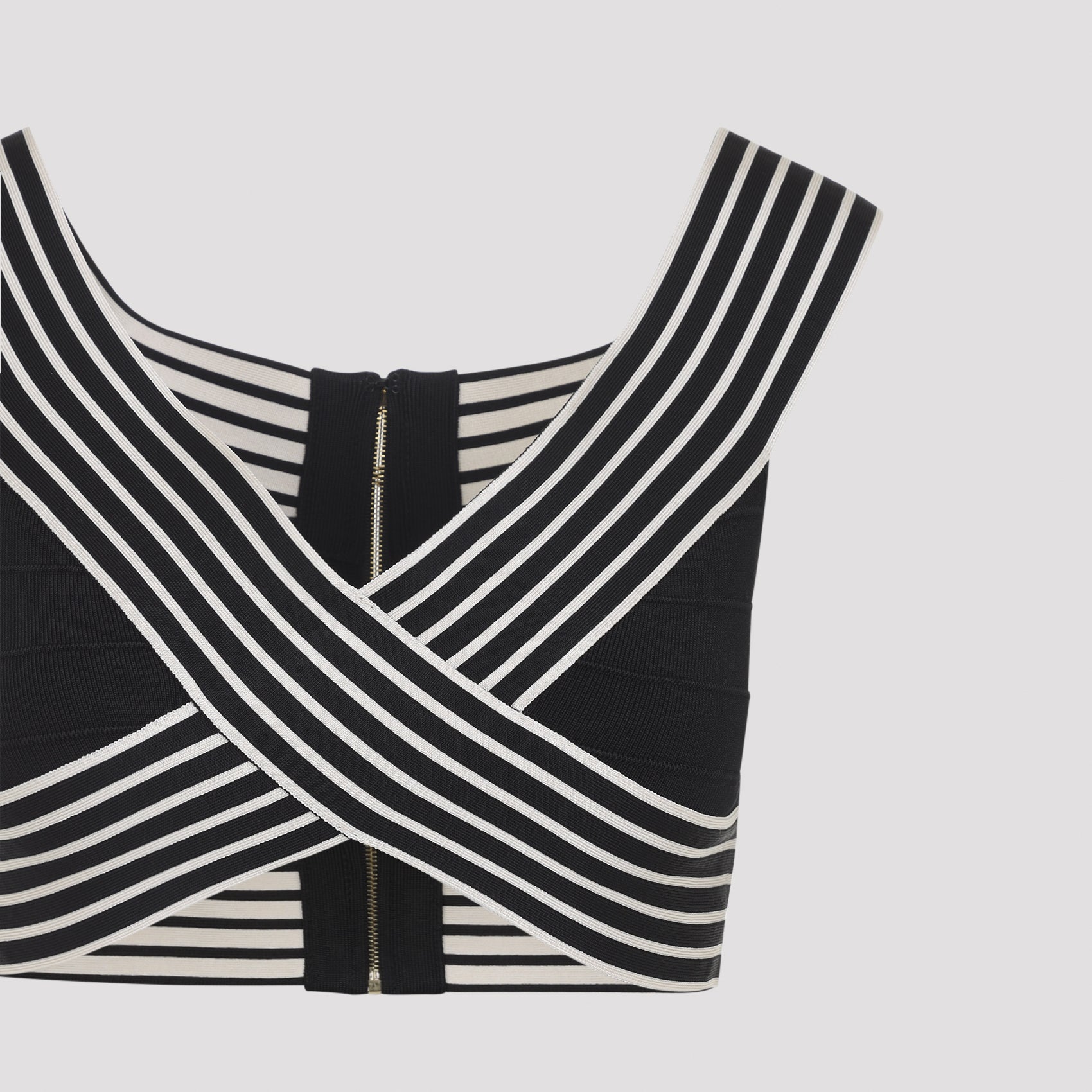 Knitted Top Black Viscose Polyamide