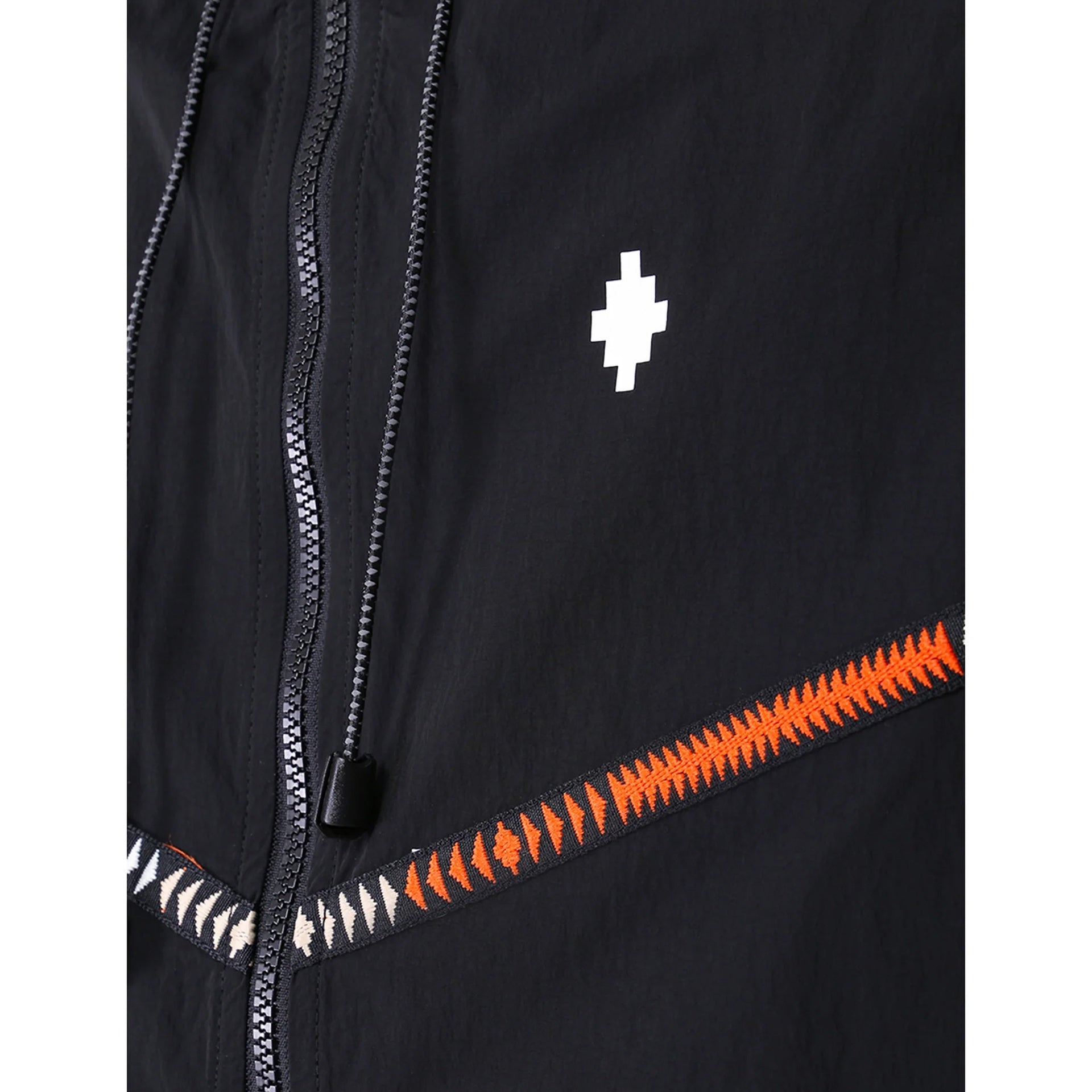County Of Milan Windbreaker Jacket Black Polyamide