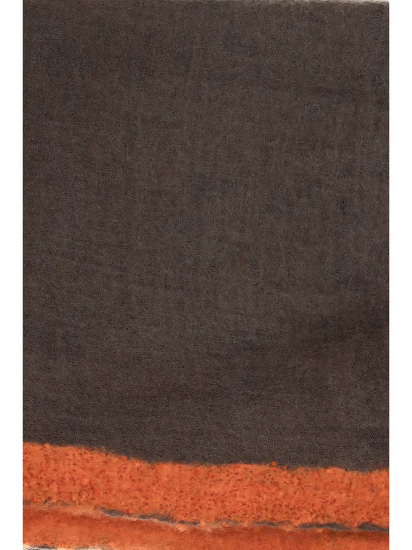 Scarf Gran Soufflé Semi-Felted Cashmere Compost/confit (capra Hircus)