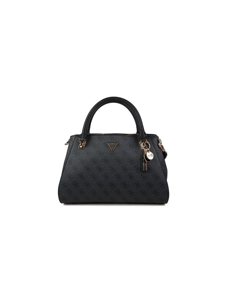 Guess Satchel Bag Coal Logo Polyurethane / Satchel-bags