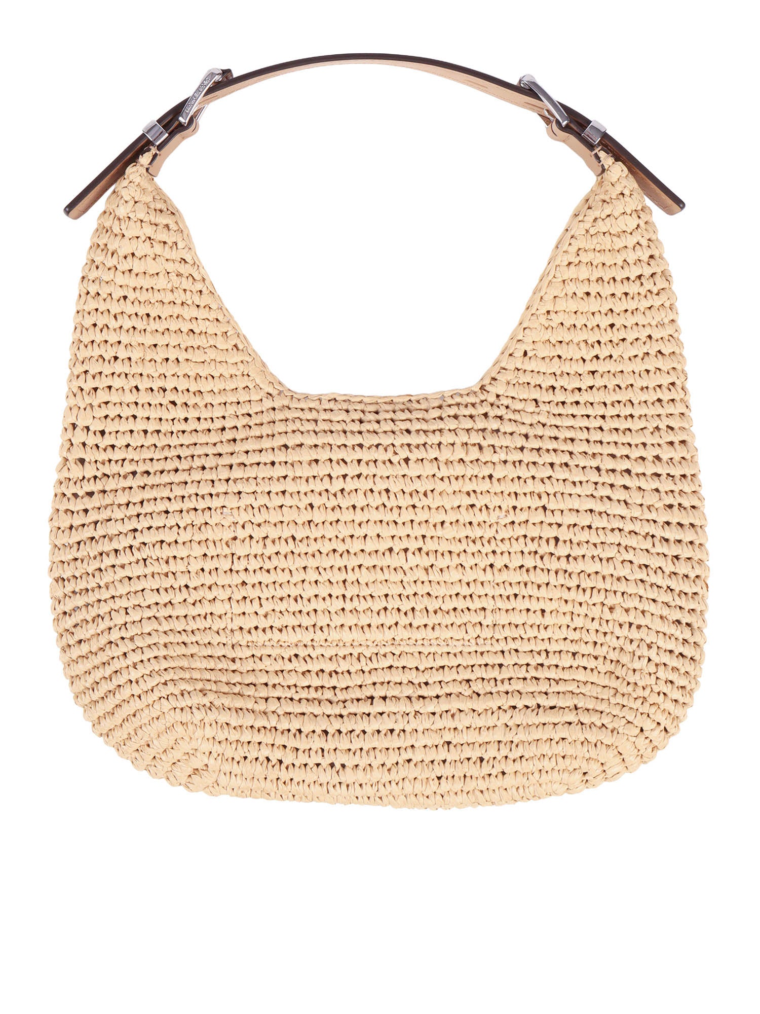 SM HOBO SHLDR Beige Polypropylene Cross Bag