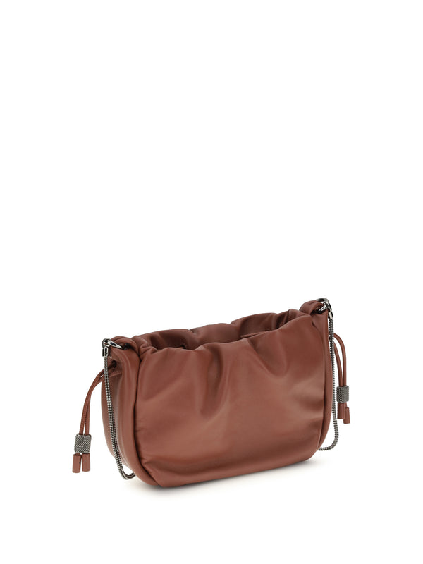 Shoulder Bag Mellow Mini Fire Brick Calf Leather