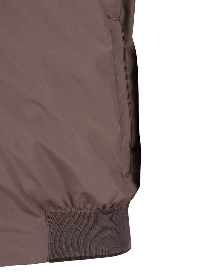 DENNYS-STP JACKET Brown Polyester Coat