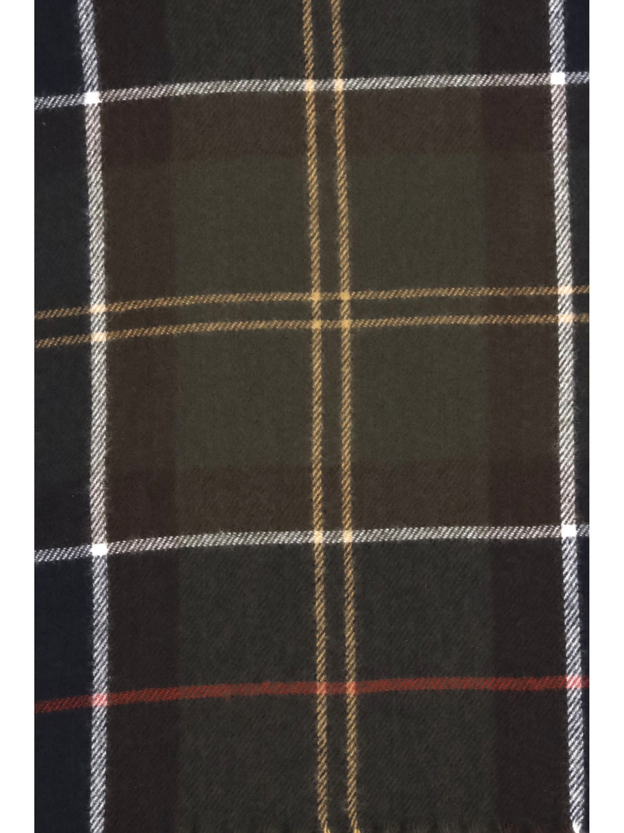 Tartan Wrap Scarf Stanway Multicolour Merino Wool