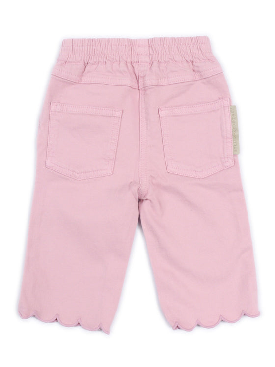 Trousers Pink Cotton Elastane