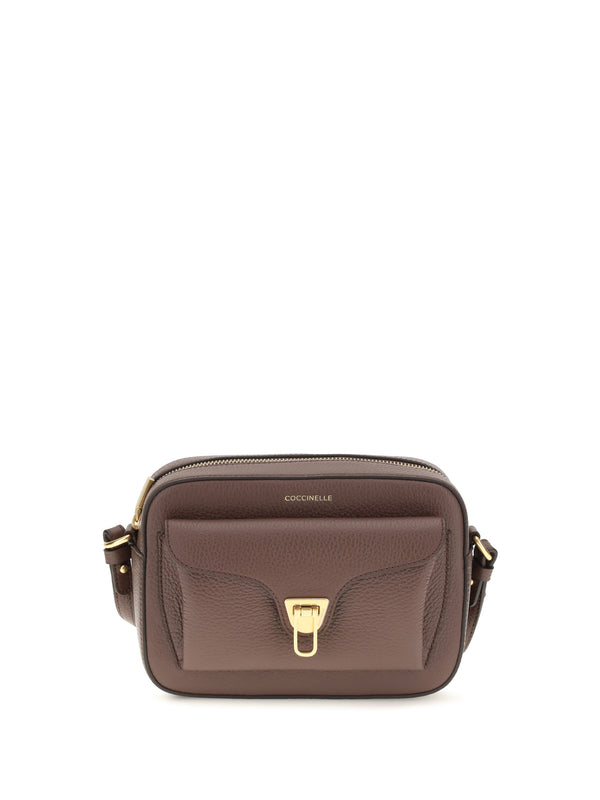 Shoulder Bag Beat Soft Calfskin Berry Calf Leather