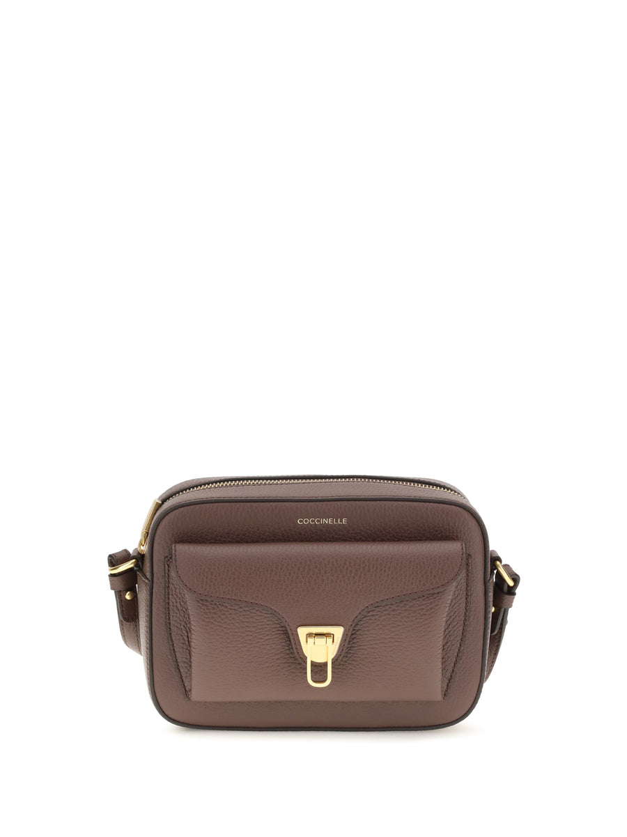 Shoulder Bag Beat Soft Calfskin Berry Calf Leather