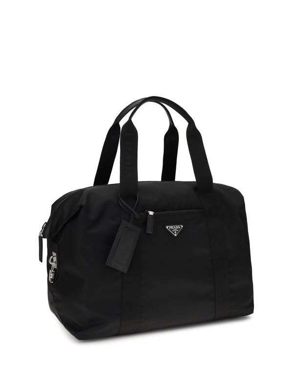 Travel Bag Black Calf Leather (bos Taurus) Luggage & Holdalls